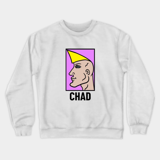 Chad ThundercXck Meme Apparel Crewneck Sweatshirt by Chad Corner